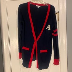 Delia’s Vintage-Inspired Cardigan Sweater w Pockets Size Large, Classic Preppy